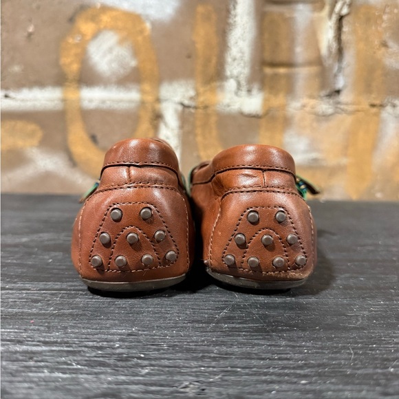 Polo Ralph Lauren Riali Driving Loafers in brown leather Mens Size 9.5 - Picture 4 of 9